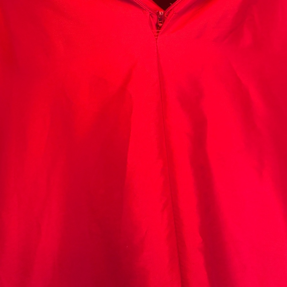 Sherri Hill Red Ruffled Ball Gown Prom Dress - Picture 5 of 12